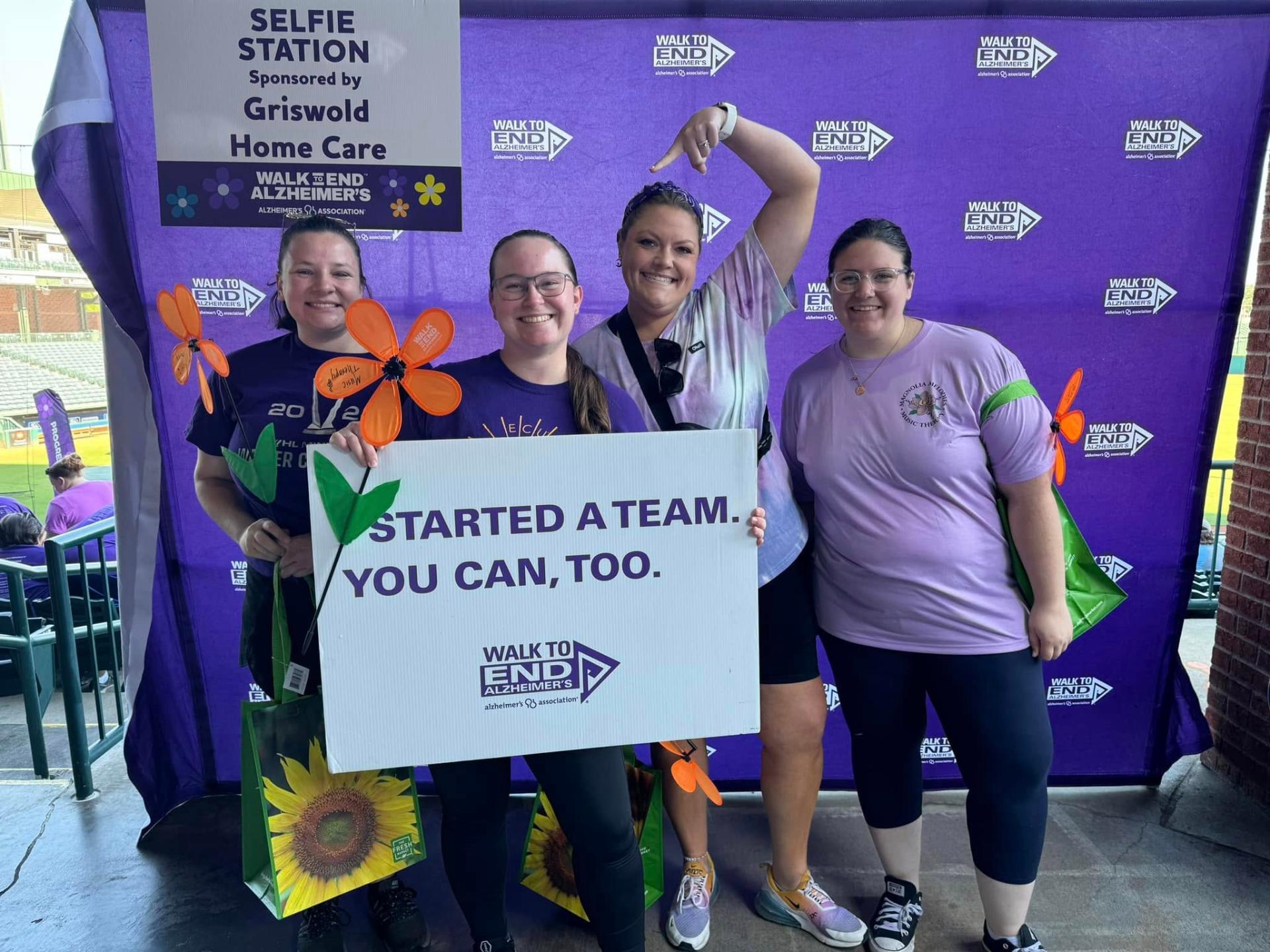 Team Magnolia Melodies started a team — you can, too
